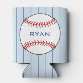 Gepersonaliseerde Baseball Ball Kids Verjaardagsfe Blikjeskoeler (Achterkant)