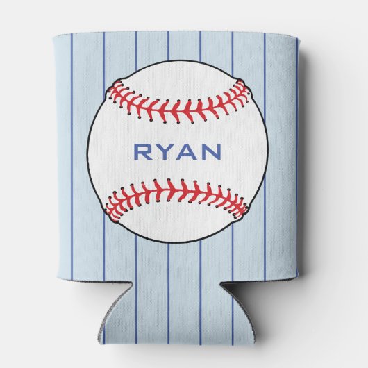 Gepersonaliseerde Baseball Ball Kids Verjaardagsfe Blikjeskoeler (Achterkant)