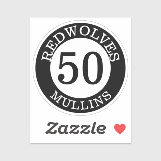 Gepersonaliseerde Baseball Bat Knob Decals Sticker (Vel)