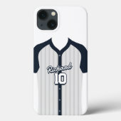 Gepersonaliseerde Baseball Fan Jersey Naam en Numm Case-Mate iPhone Case (Achterkant)
