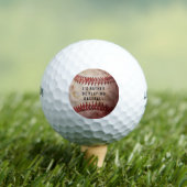 Gepersonaliseerde Baseball Fan's Custom Golf Ball Golfballen (Insitu Shirt)
