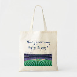 Gepersonaliseerde Baseball met waardering voor de  Tote Bag