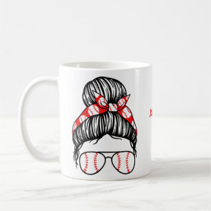 Gepersonaliseerde Baseball Mom Gift Koffiemok
