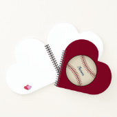 Gepersonaliseerde Baseball Notitieboek Gift (Binnen)