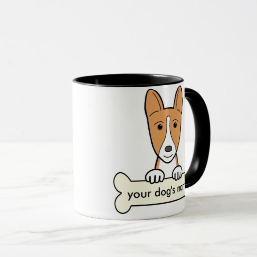 Gepersonaliseerde Basenji Mok (Voorkant rechts)