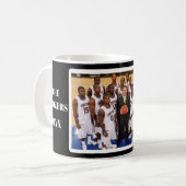 Gepersonaliseerde Basketbal #1 Coach Team Foto Koffiemok (Voorkant links)