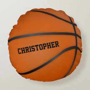 Gepersonaliseerde Basketbal Cirkel Rond Rond Kussen