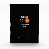 Gepersonaliseerde Basketbal Collage Fotoblokken (Voorkant)