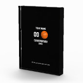 Gepersonaliseerde Basketbal Collage Fotoblokken (Rechts)