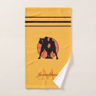 Gepersonaliseerde Basketbal Initiaal Speler Coach  Handdoek