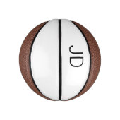 Gepersonaliseerde basketbal initialen (Verticaal)