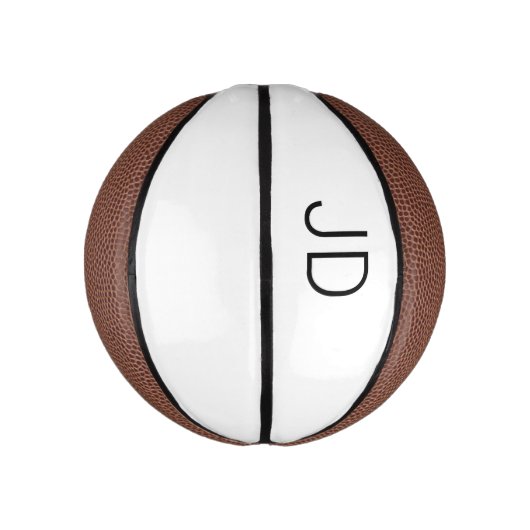 Gepersonaliseerde basketbal initialen (Verticaal)