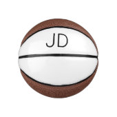 Gepersonaliseerde basketbal initialen (Voorkant)