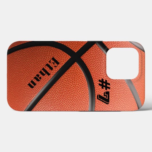 Gepersonaliseerde Basketbal iPhone / iPad case (Achterkant (horizontaal))