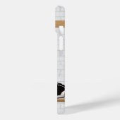 Gepersonaliseerde Basketbal Jersey Lichtblauw | SI Case-Mate iPhone Case (Achterkant / Links)