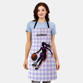 Gepersonaliseerde Basketbal Meisje Schort