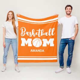 Gepersonaliseerde Basketbal Moeder Moederdag Fleece Deken