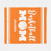 Gepersonaliseerde Basketbal Moeder Moederdag Fleece Deken (Voorkant (Horizontaal))