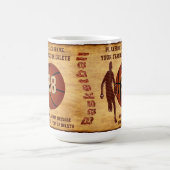 Gepersonaliseerde basketbal Mokken voor spelers of (Center)