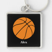 Gepersonaliseerde Basketbal sleutelhanger, Kinder  Sleutelhanger (Voorkant)