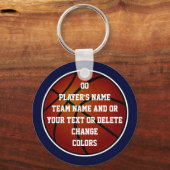 Gepersonaliseerde Basketbal Sleutelhangers Bulk, U (Voorkant)