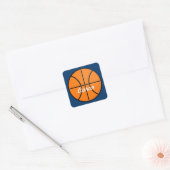 Gepersonaliseerde Basketbal Sport Party Stickers (Envelop)