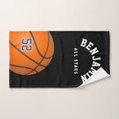 Gepersonaliseerde Basketbal Sporthanddoek - Custom Handdoek (Handdoek)