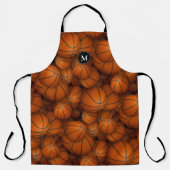 Gepersonaliseerde basketbal sportpatroon schort (Voorkant)