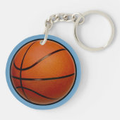 Gepersonaliseerde Basketbal Team Gifts, Basketbal Sleutelhanger (Achterkant)