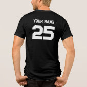 Gepersonaliseerde Basketbal Team Naam, Jouw naam & Tri-Blend Shirt (Achterkant)