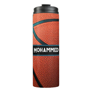Gepersonaliseerde Basketbal Waterfles Custom Sport Thermosbeker