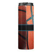 Gepersonaliseerde Basketbal Waterfles Custom Sport Thermosbeker (Achterkant)