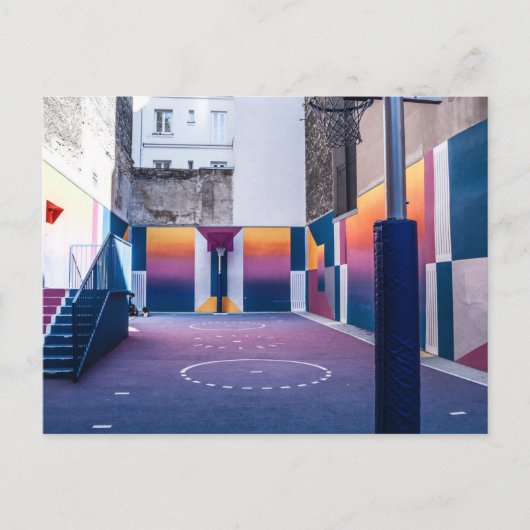 gepersonaliseerde basketbalcadeaus briefkaart (Voorkant)