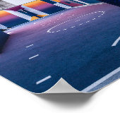 gepersonaliseerde basketbalcadeaus poster (Hoek)