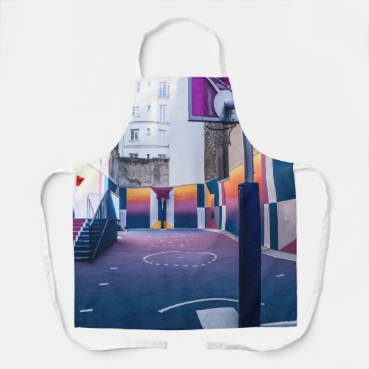 gepersonaliseerde basketbalcadeaus schort (Voorkant)