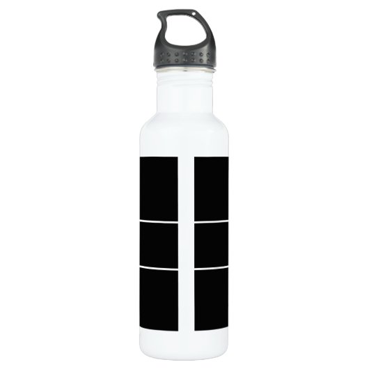 Gepersonaliseerde Basketball 24 OZ Water Fles (Achterkant)