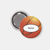 gepersonaliseerde basketball magneet (Voorkant / Achterkant)