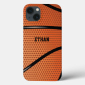 Gepersonaliseerde Basketball Sport Geëerd Case-Mate iPhone Case (Achterkant)