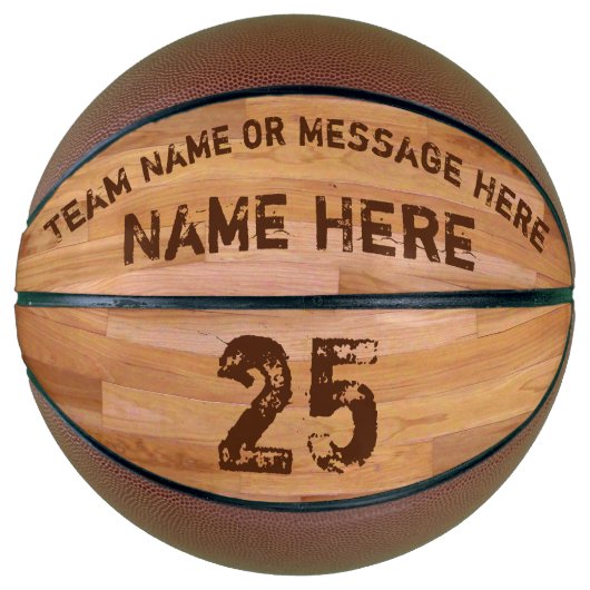 Gepersonaliseerde Basketballen, 3 de Dozen van de  Basketbal (Voorkant)