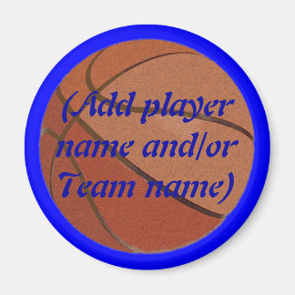 Gepersonaliseerde basketbalmagneet magneet