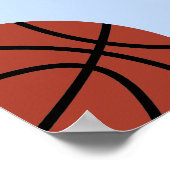 Gepersonaliseerde basketbalspeler poster (Hoek)