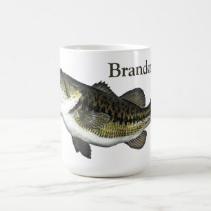 Gepersonaliseerde Bass Fish Koffiemok