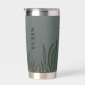 Gepersonaliseerde Bass Fish Onderwater Geïsoleerde Drinkbeker (Rechts)