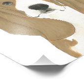 Gepersonaliseerde Basset Hound Art Foto Afdruk (Hoek)