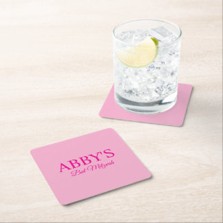 Gepersonaliseerde Bat Mitswa Drink Onderzetter