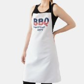Gepersonaliseerde BBQ-legende sinds patriottisch Schort (Insitu)