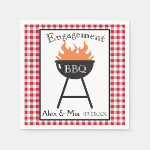 Gepersonaliseerde BBQ Papieren servet