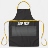 Gepersonaliseerde BBQ Schort, Custom Grilling Gift Schort (Voorkant)