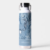 Gepersonaliseerde Beach Blue Ocean Zee Life Waterfles (Voorkant)