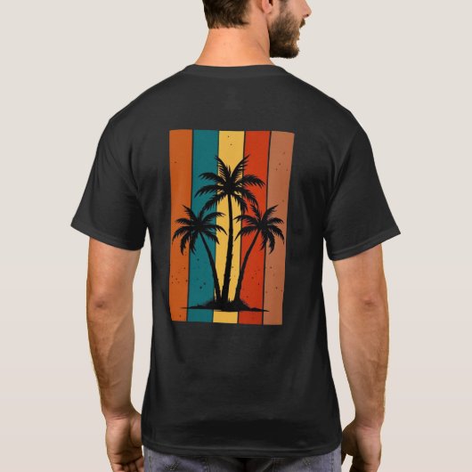 Gepersonaliseerde Beach Family Reunion Cruise T-shirt (Achterkant)